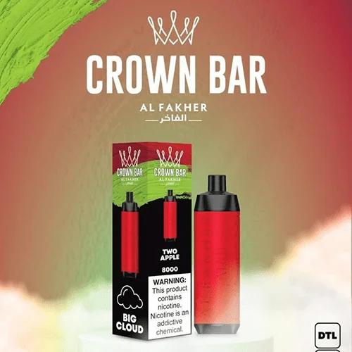 CROWN-BAR-ALFAKHER-TWO-APPLE-8000-PUFFS.webp