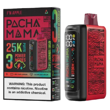 F'N Apple Disposable Vape (25000 Puffs) by Pachamama 25K