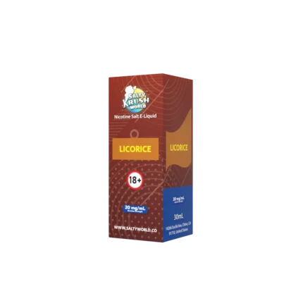 Licorice - Nicotine Salt E-liquid